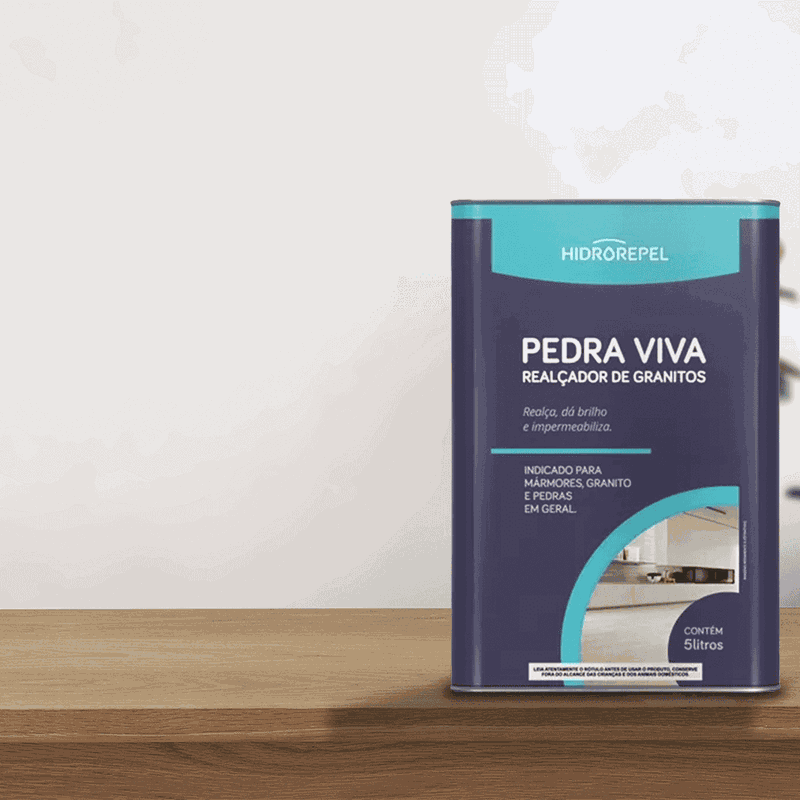 pedra viva impermeabiliza granitos 5l hidrorepel pedra